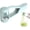 Blue, variant on Linqz Grape Slicer for Fruit Salad, Stainless Steel 4-Piece Cutter Tool for Grapes, Cherry Tomatoes, Strawberries, Kitchen Gadget