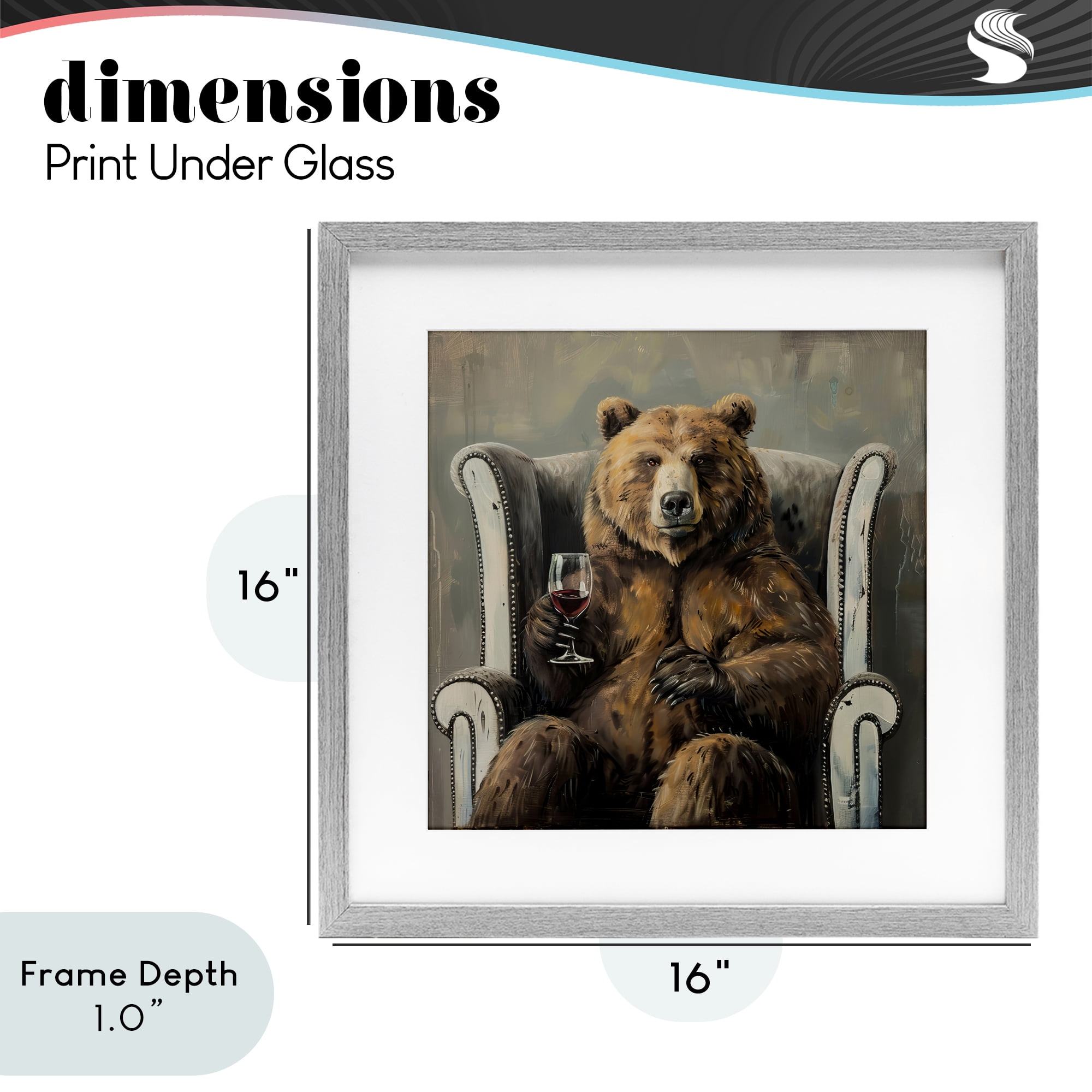 Stupell Industries It Was A Rough Day Gray Framed Print Under Glass, design by Tina LeCour