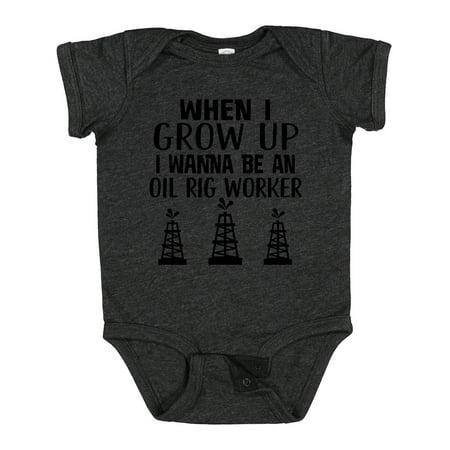 

Inktastic Future Oil Rig Worker Gift Baby Boy or Baby Girl Bodysuit