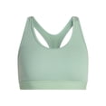 thumbnail image 4 of No Boundaries Cotton Stretch Ribbed Racerback Bralette, Women's XS-3XL, 4 of 4