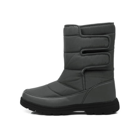 

Fangasis Men s Winter Snow Boots Pull-On Insulated Waterproof Winter Snow Boots