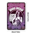 thumbnail image 4 of Chapa Metal Vintage Janis Joplin Pintura Hierro Rectangular Pared 20x30cm, 4 of 9