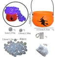 Light up Bubble Cauldron DIY Set, Bubbling Witch Cauldron Plastic