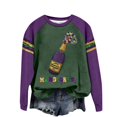 thumbnail image 2 of IMENGL Oversized Sweatshirts for Women Pullover Sequin Outfit Glitter Long Sleeve Sweaters Trendy Neck Hoodless Loose Fit Womens Casual Crewneck Sweatshirt,S-3XL, 2 of 4