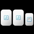 thumbnail image 1 of Timbre inalámbrico, buscapersonas inalámbrico de uno a dos canales, timbre electrónico inteligente con música, timbre para el hogar, 1 of 4