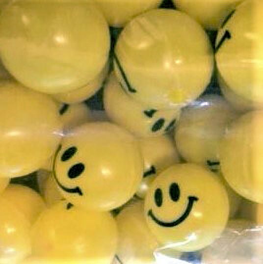 Smile Emoji Plastic Balls Vending Machine Toys 100 Pieces 1-inch
