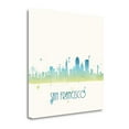 thumbnail image 2 of Cool Blue San Francisco' Graphic Art Print on Canvas, 2 of 2