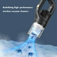 thumbnail image 4 of Portable Cordless Car Vacuum Rechargeable Car Vacuum Cleaner for Home Improvement Tools - Green, 4 of 7