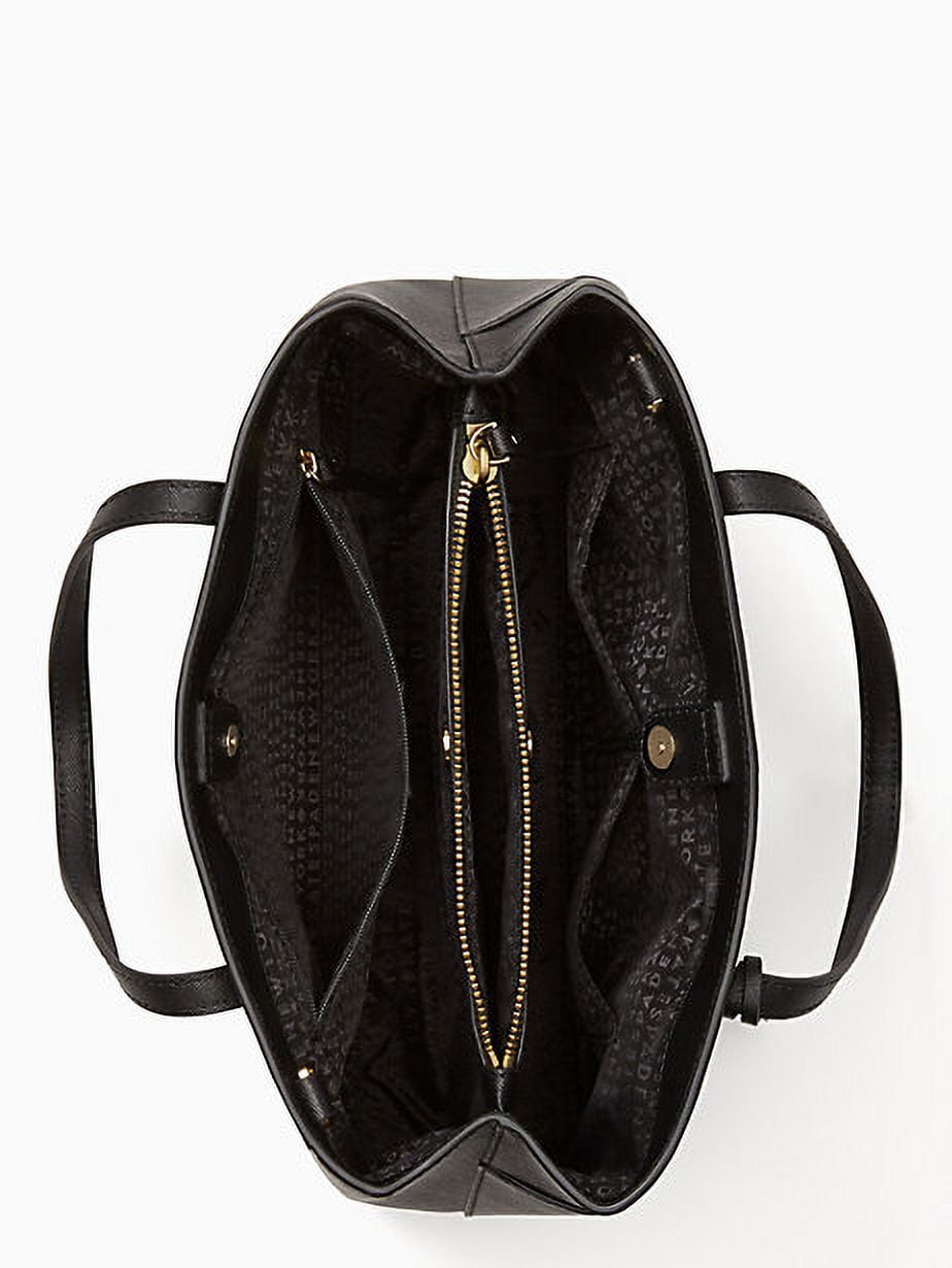 Kate Spade New York Maiden Way Saffiano Zuri Purse for Women - Black