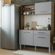 thumbnail image 2 of Mueble de Cocina Compacto Madesa 120cm Marrón/Gris, 2 of 10