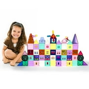 PicassoTiles Magnetic Tiles for Kids – 200PCS STEM Construction Building Blocks Set, Educational Creative Learning Toy, Magnetic Building Kit
