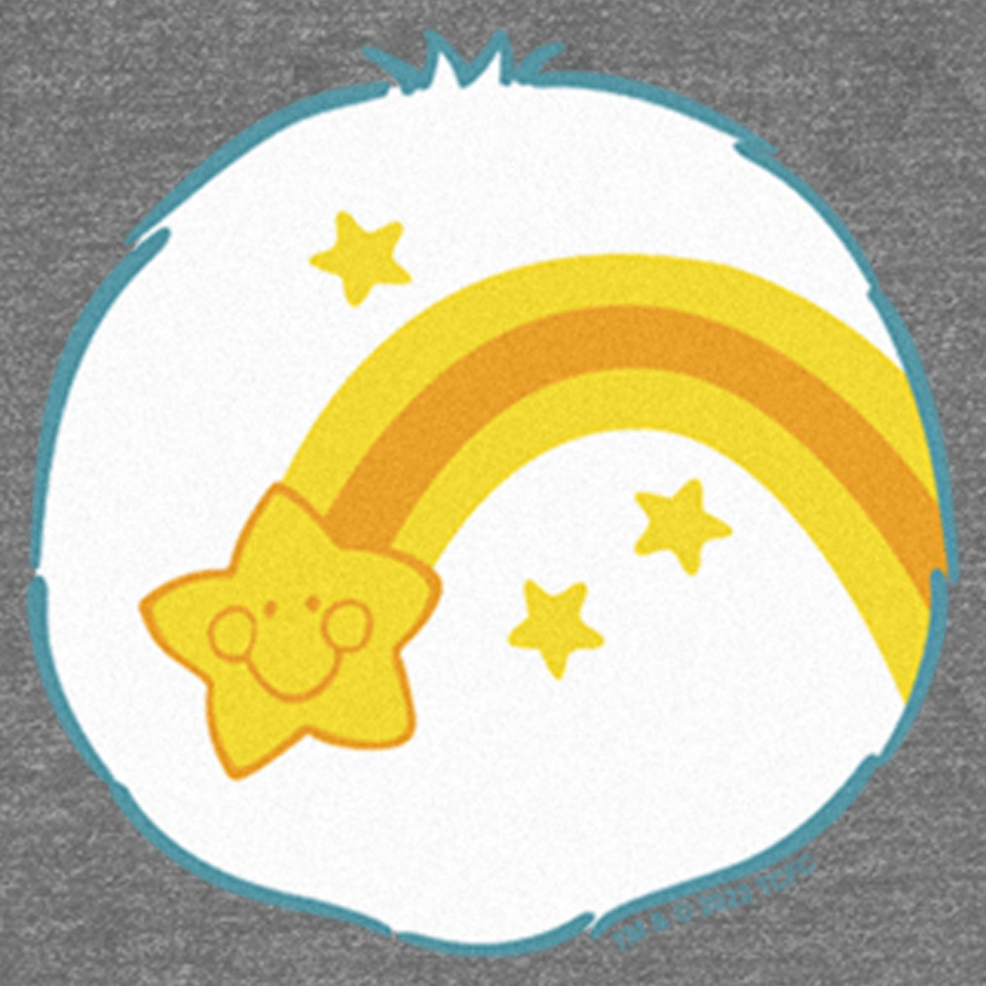 Infant's Care Bears Wish Bear Belly Badge Bodysuit - Walmart.com for Free Printable Care Bear Belly Badges