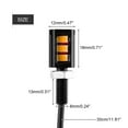 thumbnail image 6 of New Replacement License Plate Light Lamp Bulbs 2pcs 3LED Accessories Car Screw Bolt Waterproof Yellow/Red/Blue, 6 of 6