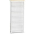 thumbnail image 2 of vidaXL Bookcase Solid Oak Wood Display Freestanding Bookshelf Multi Sizes, 2 of 16