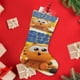 thumbnail image 4 of Garfield (2) Tema: Calcetines de Navidad, fino lino blanco para colgar en escaleras y chimenea, decoración navideña para el hogar, regalo de Navidad. 45cm × 32cm, 4 of 5