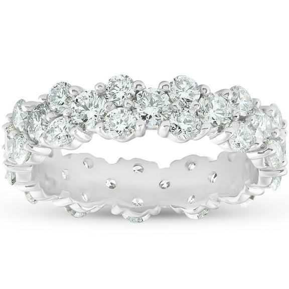Pompeii 2 3/4 ct Diamond Eternity Ring Womens Wedding Anniversary Band (G/H,I1-I2)