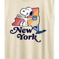 thumbnail image 3 of Peanuts - New York Snoopy - Women's Short Sleeve Graphic T-Shirt, 3 of 6