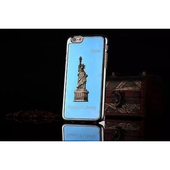 Statue of Liber 3D Ultra Thin Skin Case Cover Back For iPhone 6 & 6 Plus