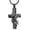 Black, variant on Butterfly Cross Urn Necklace for Ashes for Women Men Stainless Steel Cremation Jewelry Religious Cross Memorial Pendant for Ash Holder