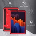 thumbnail image 5 of FIEWESEY Étui pour Galaxy Tab S7 Plus, Étui Hybride Antichoc et Résistant aux Chutes (Support Intégré), 5 of 5