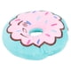thumbnail image 3 of Juguete chirriante para perros, relleno de donas resistentes a las mordeduras, juguete suave de peluche para perros, mascotas, azul, 3 of 14