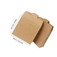 thumbnail image 2 of TEHAUX 50Pcs Brown Kraft Paper Bags Multi Use Thick Paper for Clothes Environmentally Friendly, 2 of 6