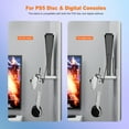 thumbnail image 2 of PS5 Game Console Wall Mount Bracket - Organizer for PS5 Wireless Controller/Headset, Includes Type-C Cable, 2 of 9
