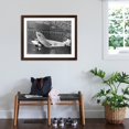 thumbnail image 3 of Art.com American Airlines Ford Tri-Motor Airplane, 1966 Photo, Brown Frame Wall Art, 40" x 32", 3 of 5