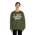 thumbnail image 4 of German Germany Wife Girlfriend Husband Sweatshirt Gift Crew Neck Shirt Long, 4 of 7