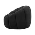 thumbnail image 5 of NPD Furniture Callista Fabric Swivel Accent Chair in Monroe Black, 5 of 12