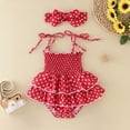 thumbnail image 3 of Ketyyh-chn99 4th of July Baby Bodysuit Romper One Piece Toddler Boy Girl Outfits Short Sleeve Romper American Flag Jumpsuit Independence Day Boys Girls Clothes Red,6-9 Months, 3 of 4