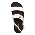 thumbnail image 4 of Bumper EC51 Women Leatherette Open Toe Platform Slingback Footbed Sandal, 4 of 5