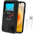 thumbnail image 1 of Étui de Console de Jeu pour iPhone, Étui de Protection Rétro Auto-Alimentée avec 36 Petits Jeux, Affichage en Couleur Complète, Antichoc pour iPhone 11, 1 of 5