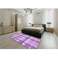 thumbnail image 4 of Ahgly Company Indoor Round Patterned Tyrian Purple Area Rugs, 8' Round, 4 of 6