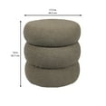 thumbnail image 3 of Mainstays Cloud Ottoman, Boucle Taupe, 3 of 12