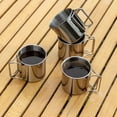 thumbnail image 4 of Taza de acero inoxidable con asa plegable, vaso portátil de viaje para acampar, leche, té, agua y café, 250/350/500ML, 4 of 4