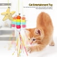 thumbnail image 2 of 6Pcs Hanging Door Cat Toys Caterpillar Mouse Bell Kitten Teaser Toys with Retractable Rope, 2 of 9