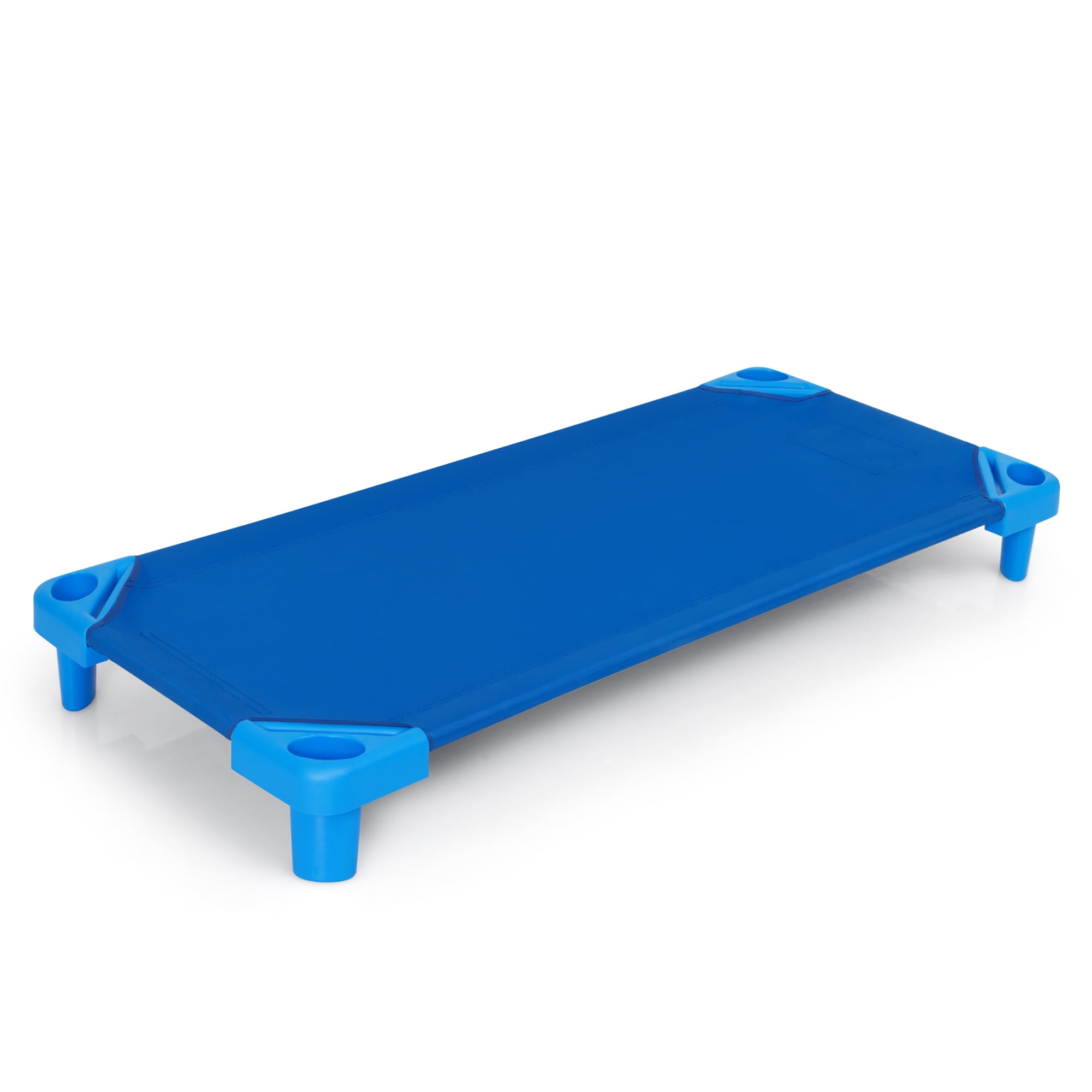 Costway 6 Pack Stackable Naptime Cot for Preschool Children 52 L x 23 W Foldable Comfy Daycare Rest Mat Walmart