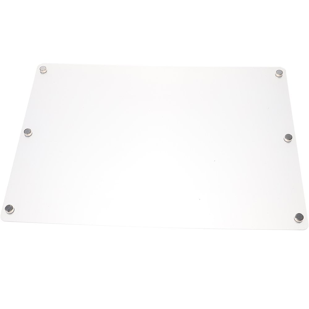 HLONK Clear Dry Erase Board Blank for Fridge Magnetic Acrylic Refrigerator Picture Display
