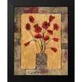 thumbnail image 2 of Bagnato, Judi 15x18 Black Modern Framed Museum Art Print Titled - Red Flowers, 2 of 5