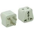 thumbnail image 1 of CKITZE BA5-2PK 2 in 1 Grounded Universal to USA Plug Adapter, 2 Pack (Type B), 1 of 2