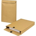 thumbnail image 1 of 40 Pack Expandable Large Kraft Envelopes, 9.3" x 13" Big Mailing Envelopes Hook-and-Loop Closure Anti Tear Catalog Envelopes for Business Office Paper Documents File Storage - Brown, 1 of 8