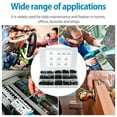 thumbnail image 3 of 280pcs M3 M4 Vis Auto Taraudage Vis avec Rondelles Pan Tête Phillips Auto Perçage Bois Vis Assortiment Kit, 3 of 9