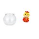 thumbnail image 1 of Jarrón Transparente Pequeño Para Pecera, Adorno Para Mesa De Oficina, Decoración Del Hogar Con Estatua De Serpiente Del Año Nuevo Chino 2025, Figurita Fengshui, Artesanía De Recuerdo, 1 of 8