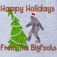 thumbnail image 2 of CafePress - Bigfoot Christmas - Cute Infant Baby Football Bodysuit, 2 of 3