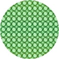 thumbnail image 1 of Ahgly Company Machine Washable Indoor Round Transitional Dark Lime Green Area Rugs, 7' Round, 1 of 7
