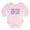 Petal Pink, variant on CafePress - Im Cute Moms Hot Dads Lucky Body Suit - Long Sleeve Cotton Baby Bodysuit