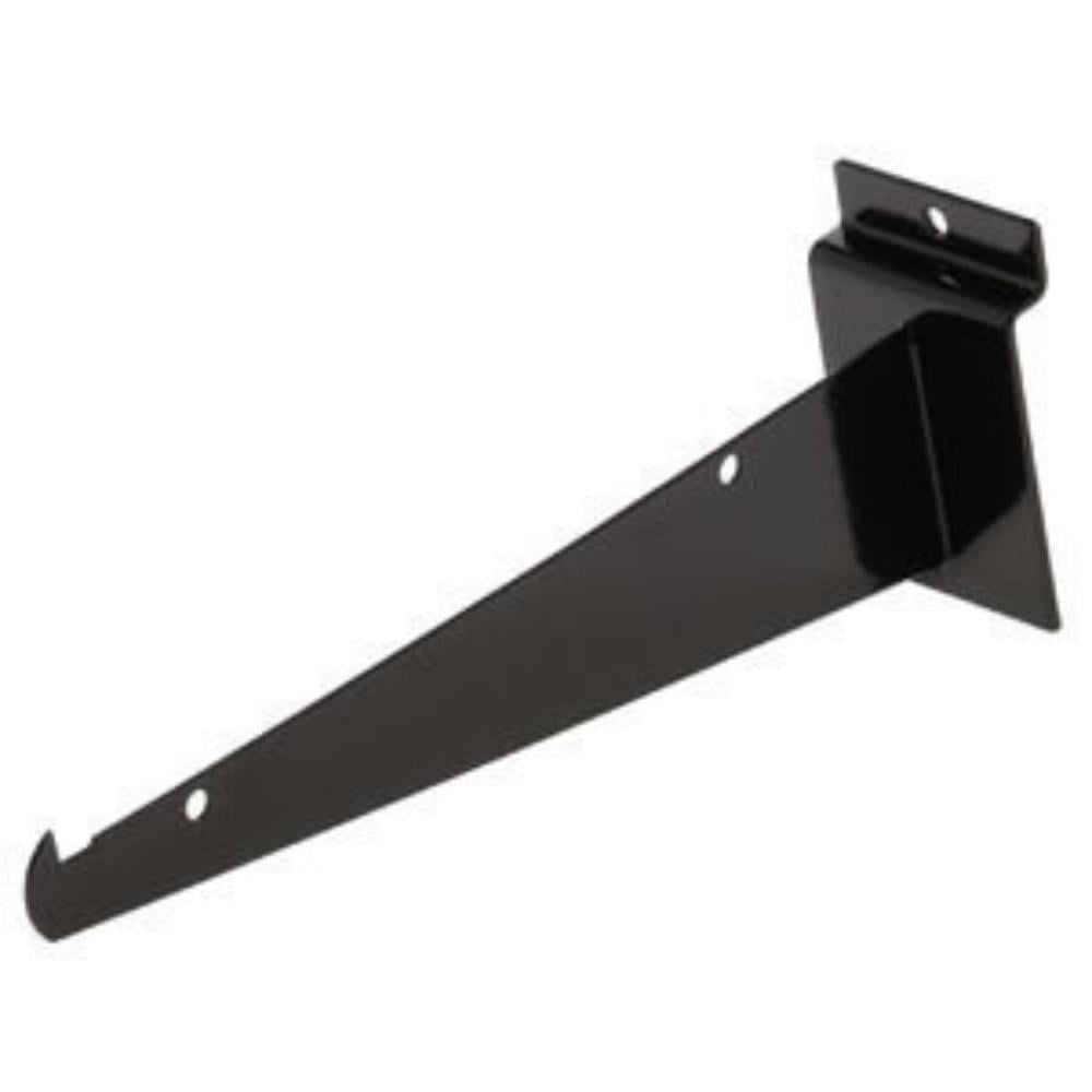 Black Slatwall Shelf Bracket, 8", 8 (L) By Retail Resource,USA