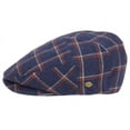 thumbnail image 2 of Men's 5 Panel Plaid Wool Tweed Newsboy Ivy Cap Gatsby Golf Flat Hat, 2 of 10