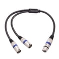 thumbnail image 2 of Cable XLR 3 Pines 50 Cm XLR A Cable Micrófono Reducción Ruido (azul), 2 of 2